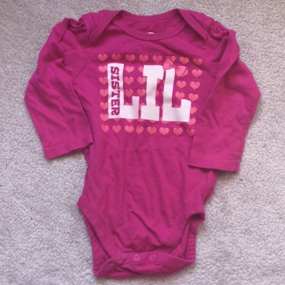 ❤️ 9-12 mo Little Sister 2 PCE outfit - Picture 2 of 5